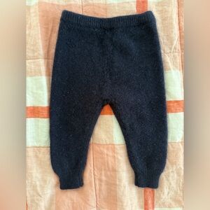 Caramel Navy cashmere Baby Pants